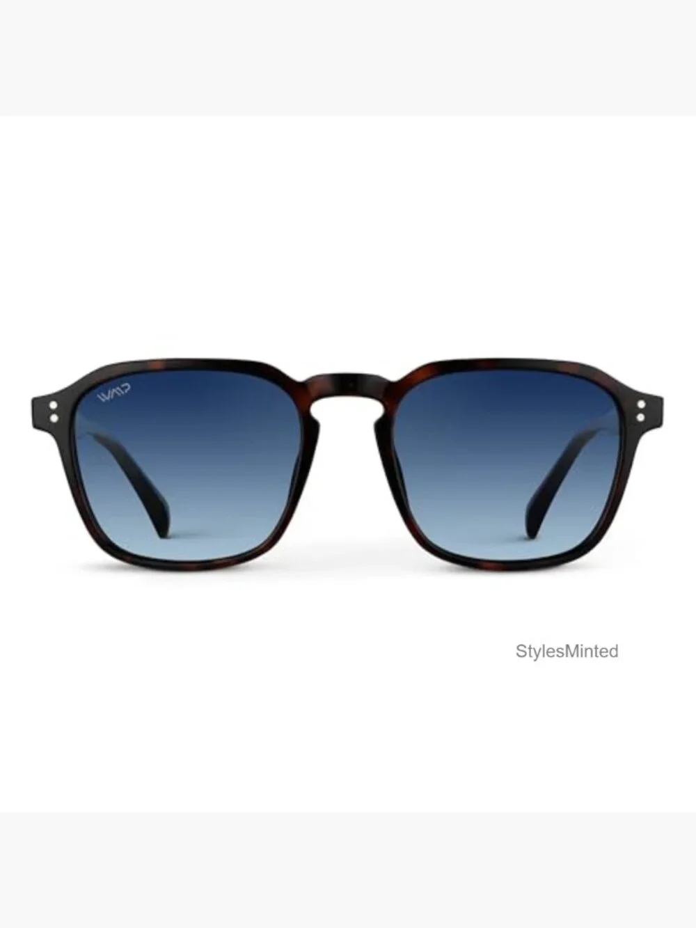 Men's Polarized Square Sunglasses UV400 Wide Fit Retro Style Driving